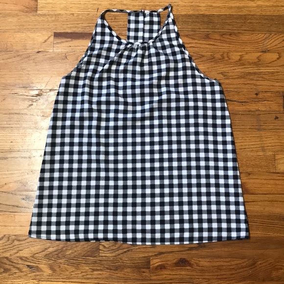 the royal standard Tops - Checkered Tank Top